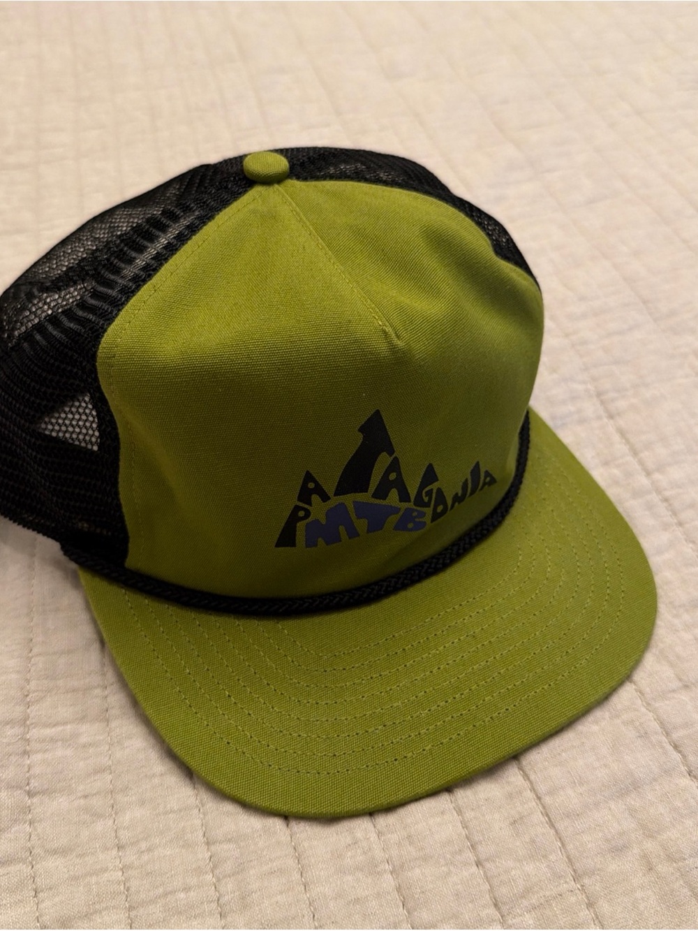 Patagonia Green and Black Trucker Hat